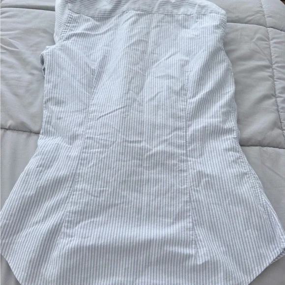 Ralph Lauren Blue Slim Fit Oxford Shirt - Picture 7 of 7